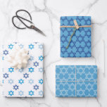 Schöner Star von David Geschenkpapier Set<br><div class="desc">Dieses Set der Umhüllung ist perfekt für Hanukkah und bietet den Stern von David auf verschiedenen blauen und weißen Hintergründen. Das ist ein großartiges Packpapier für einen geliebten Menschen. Bestelle noch heute! Kunstwerk erstellt von: AMBillustrations http://www.etsy.com/shop/AMBillustrations/</div>