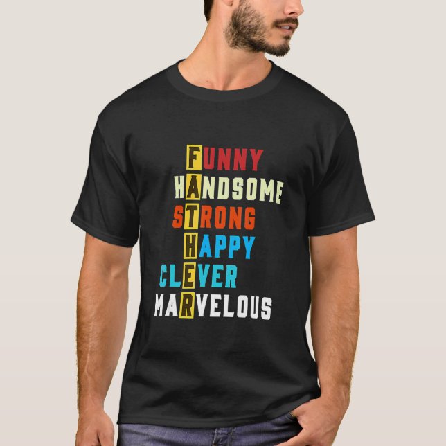 Schöner, starker glücklicher, cleverer Wonderfulva T-Shirt (Vorderseite)