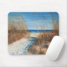 Schöner Strand Art Sand Dunes Art Mousepad