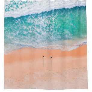 Schöner Strand Duschvorhang