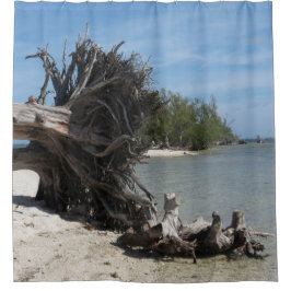 Schöner Strand Duschvorhang