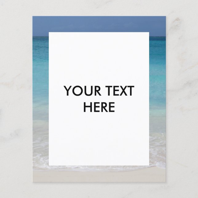 Schöner Strand | Foto Turks und Caicos Flyer (Vorne)