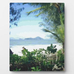 SCHÖNER STRAND FOTOPLATTE