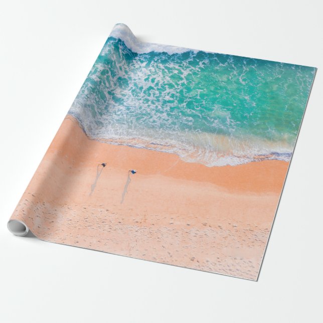 Schöner Strand Geschenkpapier (Ungerollt)