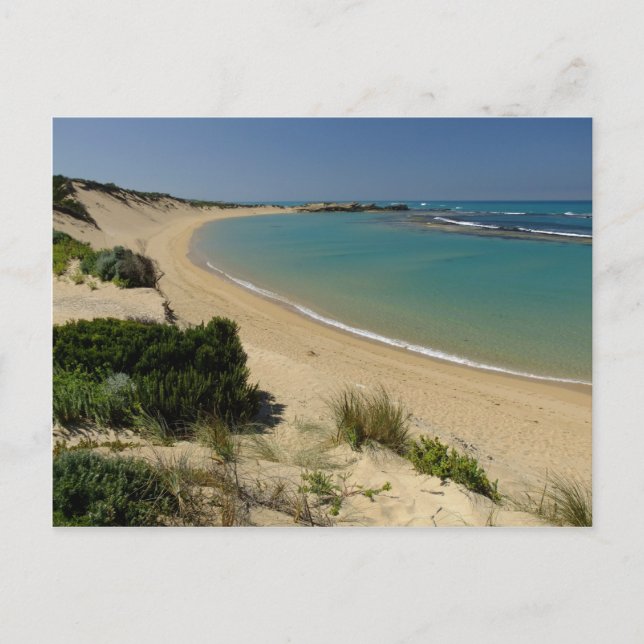 Schöner Strand Postkarte (Vorderseite)