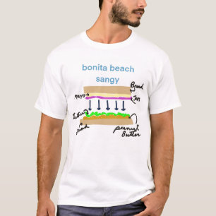Schöner Strand sangy T-Shirt