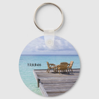 Schöner Strand Schlüsselanhänger