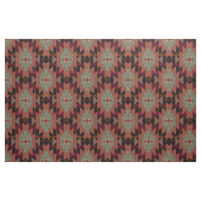 Schöner südwestlicher Rustikaler Braun Stil Stoff (Fat Quarter (45,7 x 55,9 cm))