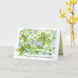 Schöner Tag Frühlingsblumen für Dich Karte