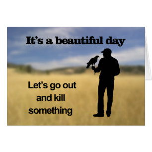 Schöner Tag für Falconry