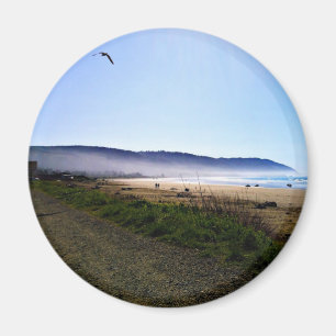 Schöner Tag in Crescent City Beach, Kalifornien Magnet