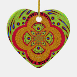 Schöner Tag Keramikornament