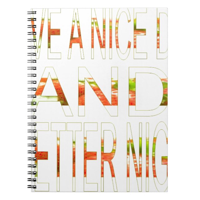 Schöner Tag Notizblock (Vorderseite)