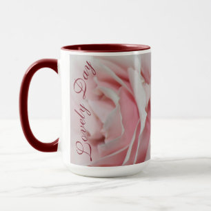 Schöner Tag Pink Rose Kaffee Cup Tasse