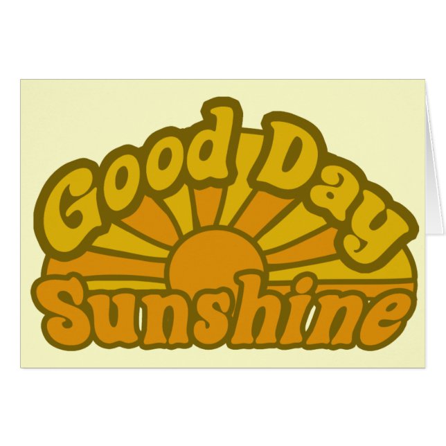 Schöner Tag Sonnenschein (Vorderseite (Horizontal))
