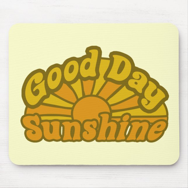 Schöner Tag Sonnenschein Mousepad (Vorne)