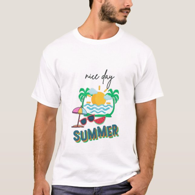 Schöner Tag T-Shirt (Vorderseite)
