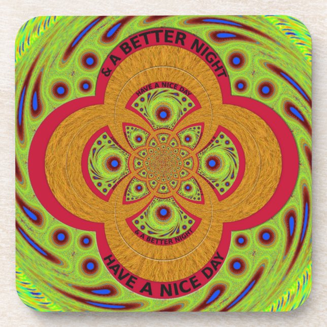 Schöner Tag Untersetzer (Vorderseite)