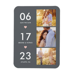 Schöner Termin EDITABLE COLOR Save The Date Magnet