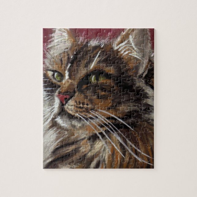 Schöner Traum - Maine Coon Cat Puzzle (Vertikal)
