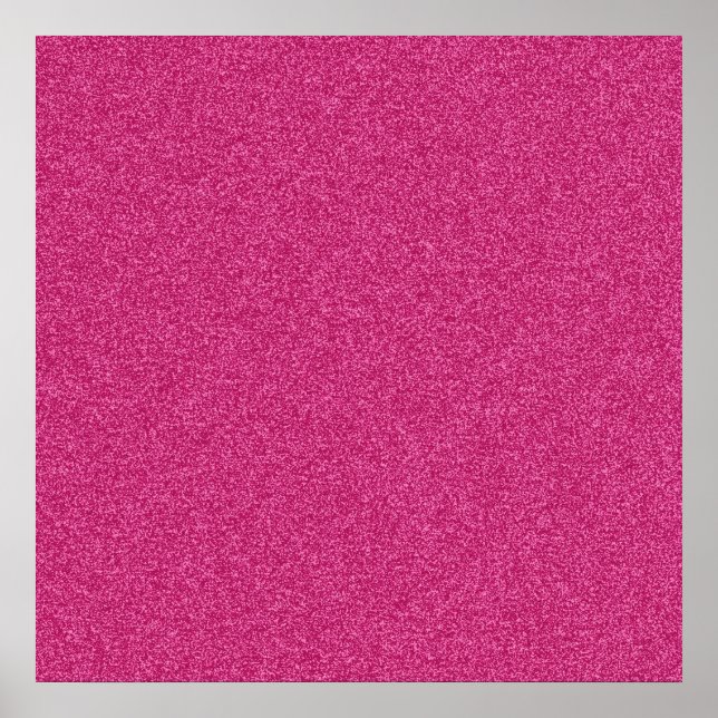 Schöner, trendiger, mädchenhaft heißer rosa Glitze Poster (Vorne)