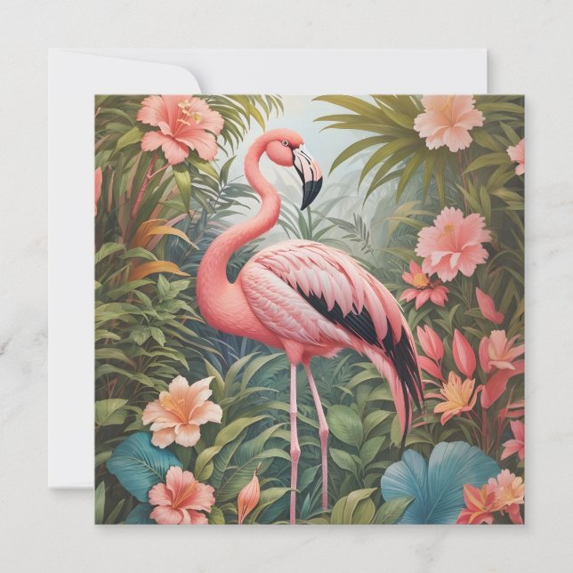 Schöner tropischer Flamingo Bird (Vorderseite)