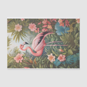Schöner tropischer Flamingo Bird Seidenpapier
