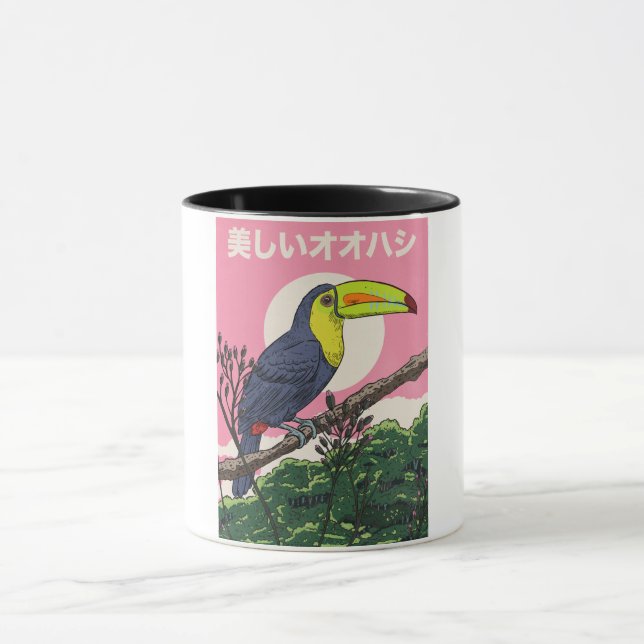 Schöner Tukantukan Vogel Tasse (Zentrum)