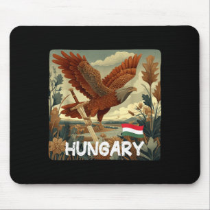 Schöner Ungarn Turul Vogel Suchen für Jungen und M Mousepad