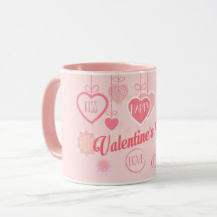 Schöner Valentinstag Moderne Boho Gestaltung Tasse
