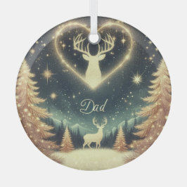 Schöner Vater Weihnachtsschmuck, personalisieren S Ornament Aus Glas