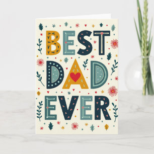 Schöner Vatertag Beste Papa Karte