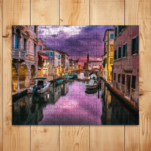 Schöner Venedig-Kanal in Italien Puzzle