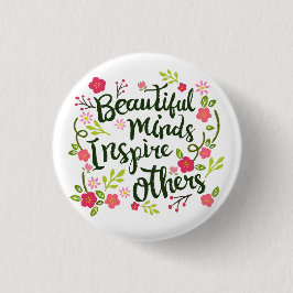 Schöner Verstand inspiriert andere Button