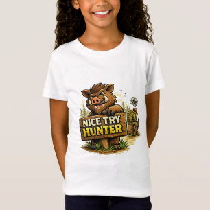 Schöner Versuch Jäger T-Shirt