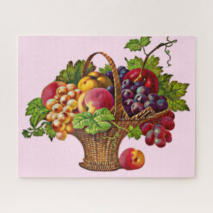 schöner Viktorianischer Obstkorb Puzzle