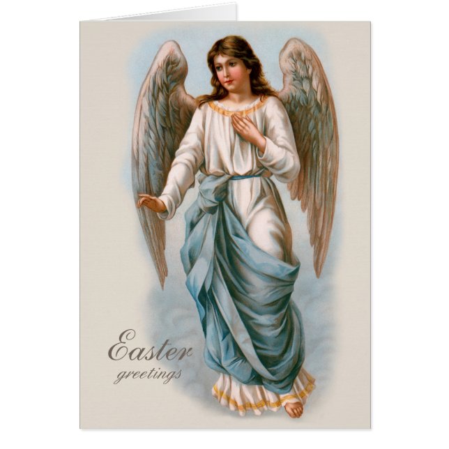 Schöner Vintager Engel CC1093 Ostersegmente (Vorne)