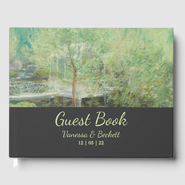 Schöner, Vintager Garten Gästebuch (Vorderseite)