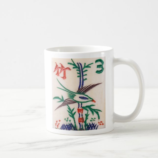 Schöner Vogel Milliamperestunde Jong, auf einer Kaffeetasse (Rechts)