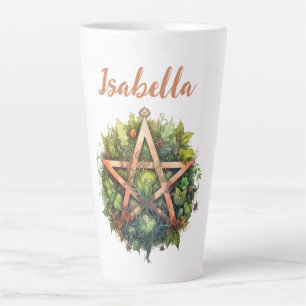 Schöner Wald Pagan Pentagram Milchtasse