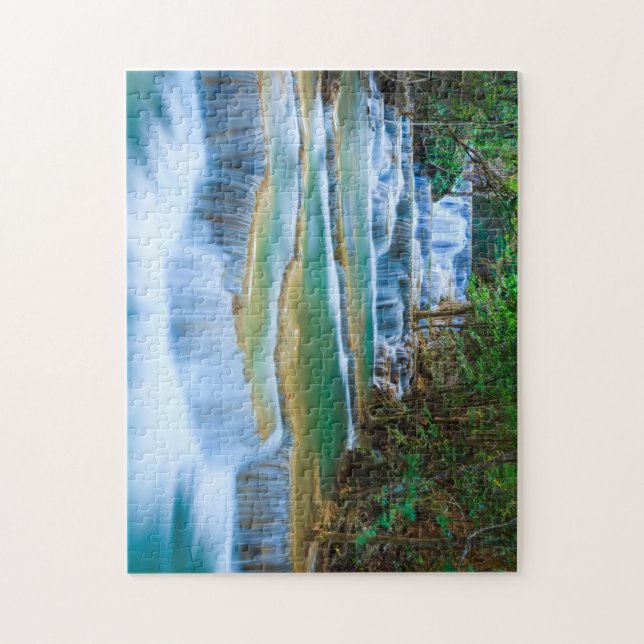Schöner Wasserfall Jigsaw Puzzle (Vertikal)