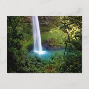 Schöner Wasserfall Postkarte