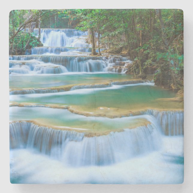 Schöner Wasserfall Untersetzer (Vorderseite)