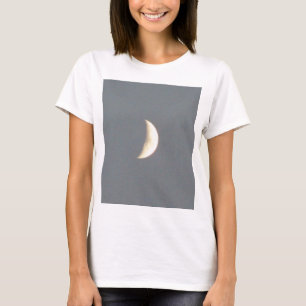 Schöner Waxcrescent Moon bei Dusk Damen T-Shirt