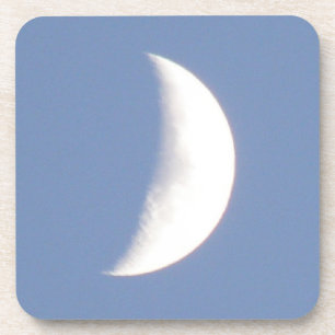 Schöner Waxcrescent Moon im Daylight Cork Co Untersetzer