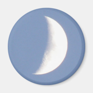 Schöner Waxcrescent Moon im Daylight Magnet