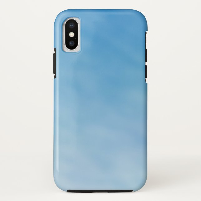 Schöner, weicher blauer Himmel mit traumhaften Wol Case-Mate iPhone Hülle (Rückseite)