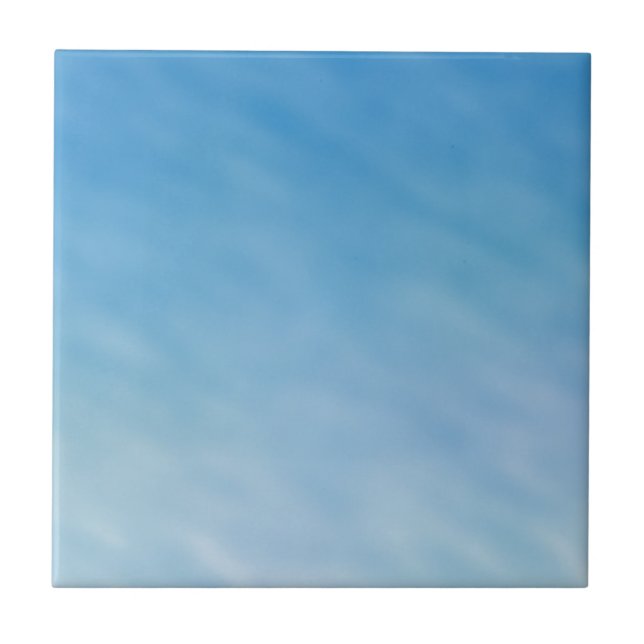 Schöner, weicher blauer Himmel mit traumhaften Wol Fliese (Vorderseite)
