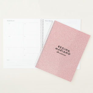 Schöner weicher rosa glitzernder Hintergrund Planer