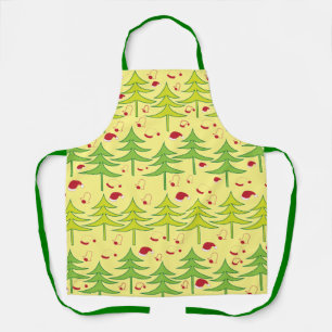 Schöner Weihnachtsbaum Küche Backen Schürze